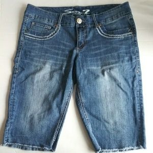 Seven7 denim bermuda shorts